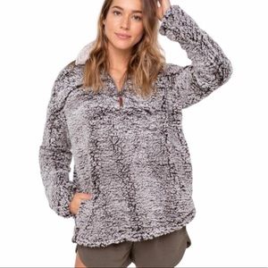 Thread & Supply 1/4 Zip Sherpa Pullover